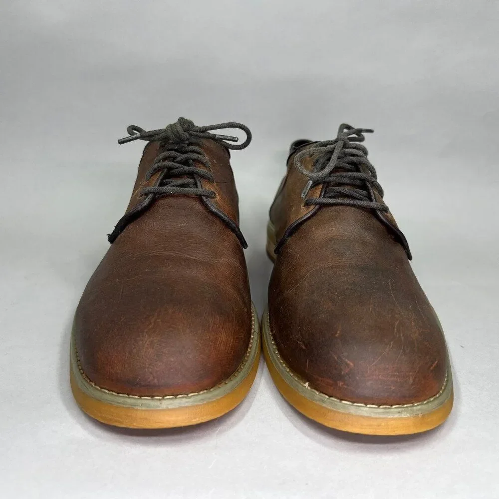 Bed Stu Men's Size 11‎ Luz Rustic Brown Leather Oxfords